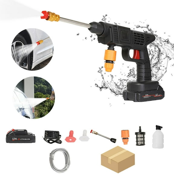 FengErXian Power Washer Hydrowasher Power Washer Hydro Washer Power Washer 6 In 1 High Pressure Wireless Car Washer Water
