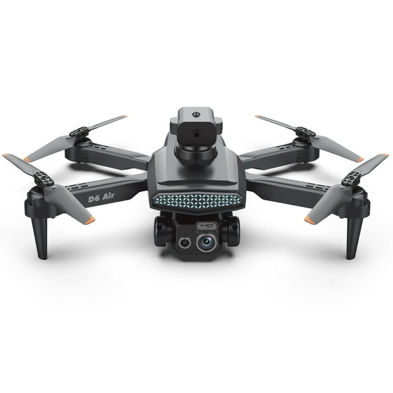 Black Black Dual Camera 4K Foldable Drone With Obstacle Avoidance Altitude Hold Mode Wifi Fpv Rc Quadcopter For Adults And Teens 1800Mah Battery 12-15 Minutes Flight 80 Meters Range
