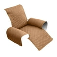 thumbnail image 1 of Khaki Waterproof Recliner Chair Cover Pet Resistant Sofa Protector Quilted Polyester Material For Living Room 22X77 Inches Khaki, 1 of 4