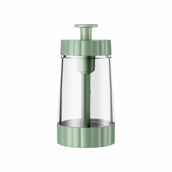 Green Pepper Grinder Manual Spice Mill Bottle Sea Salt Black White Pepper Powder Grinding Kitchen Tool Green 4.9X2.5X2.5 Inch