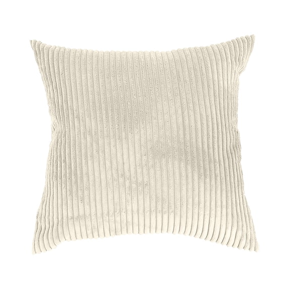 White White Sofa Cushion Cover 19.69 X 19.69 Inches Made Of Polyester For A Clean And Bright Living Space