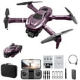 thumbnail image 1 of Purple V68 Optical Flow Dual Camera Electronic Speed Controller Four-Way Obstacle Avoidance Foldable Drone Purple Color Hd Fpv Quadcopter, 1 of 9