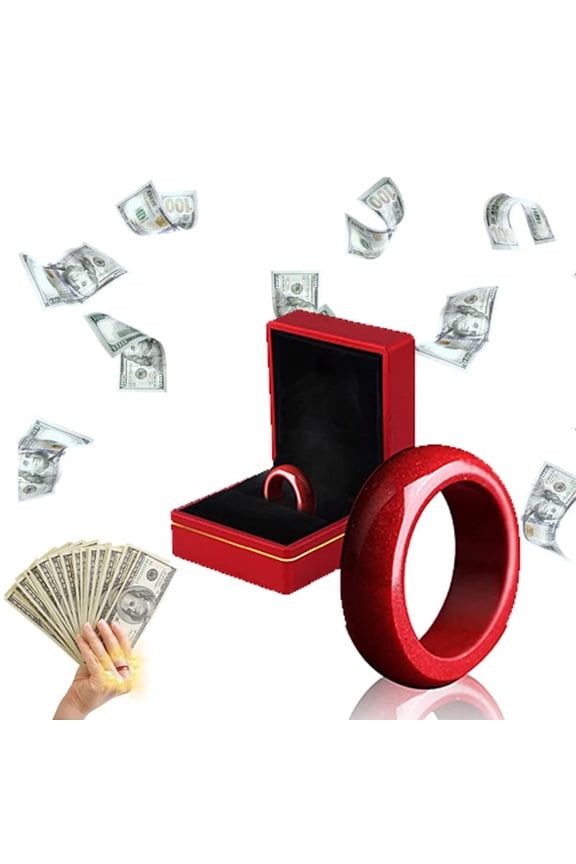 FengShui Cinnabar Ring, Feng Shui Cinnabar Ring for Men Women, Feng Shui Ring for Wealth and Protection Good Luck Money Amulet