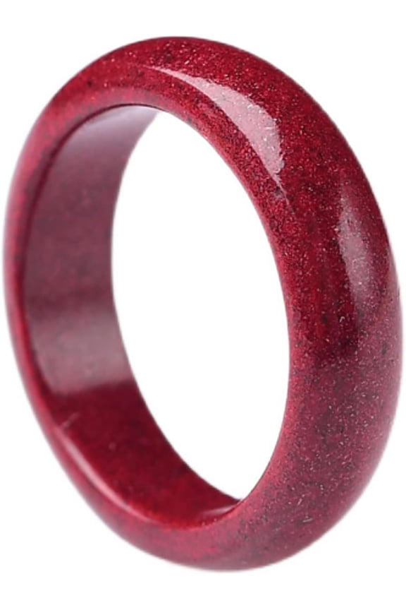 FengShui Cinnabar Rings for Women Men Feng Shui Lucky Rings Red Cinnabar Feng Shui Rings Attract Wealth Money Rings Protection Amulet Rings Good Luck Jewelry Gifts