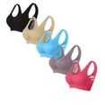 thumbnail image 1 of Fengactive 5PC Womens Sports Bras Full Coverage Pushup Breathable Bras Seamless Wireless Yoga Bra, 1 of 3