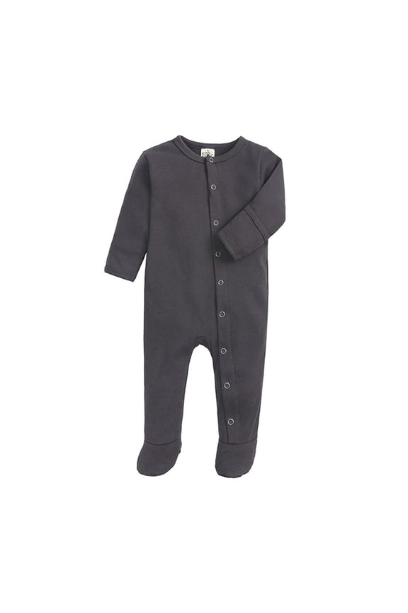 Baby Unisex Side Snap Footed Coverall Long Sleeve Full Length Romper Infant One Piece Jumpsuit