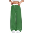 thumbnail image 1 of Fengactive Boys Girls Wide Leg Jogger Pants Elastic Drawstring Waist Casual Trousers With Side Pockets 4 -15T, 1 of 8
