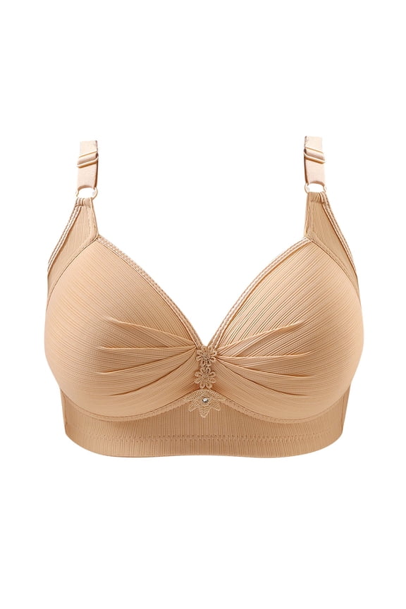 Bra for Women Push Up Deep Cup Full Back Coverage Comfort Shaper Bra Plus Size Everyday Bras