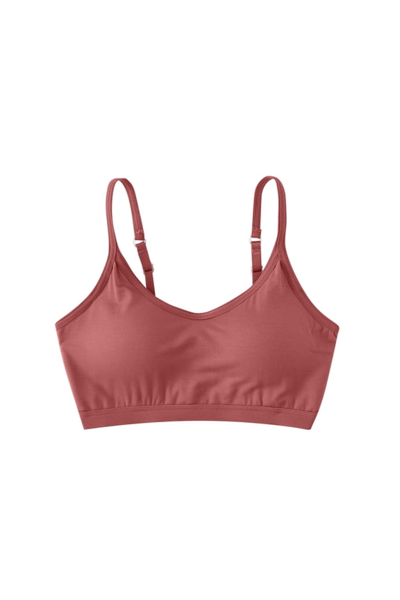 Bralettes for Women Adjustable Straps Padded Seamless Workout Everyday Basic Bra Comfort Cami Tank