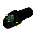 thumbnail image 1 of Fengactive Christmas Mitten Tree Slippers for Women Open Toe Plush House Shoes Soft Non Slip Cozy Home Shoes, 1 of 8