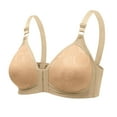 thumbnail image 1 of Fengactive Front Closing Padded Bras for Women Push Up Wirefree Plus Size Bra Full Coverage Lift High Support Bras, 1 of 6