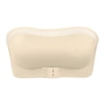 thumbnail image 1 of Fengactive Front Closure Bandeau Bra for Women Non-Slip Padded Comfortable Bras Push Up Bralette Strapless Crop Tube Top, 1 of 3