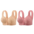 thumbnail image 1 of Fengactive Front Closure Bras for Women No Underwire Full Coverage Comfort Bra Plus Size Breathable Easy Buckle, 1 of 2