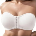 thumbnail image 1 of Fengactive Front Closure Strapless Bra for Women Non-Slip Padded Bandeau Bras Seamless Comfortable Sexy Bralette, 1 of 4