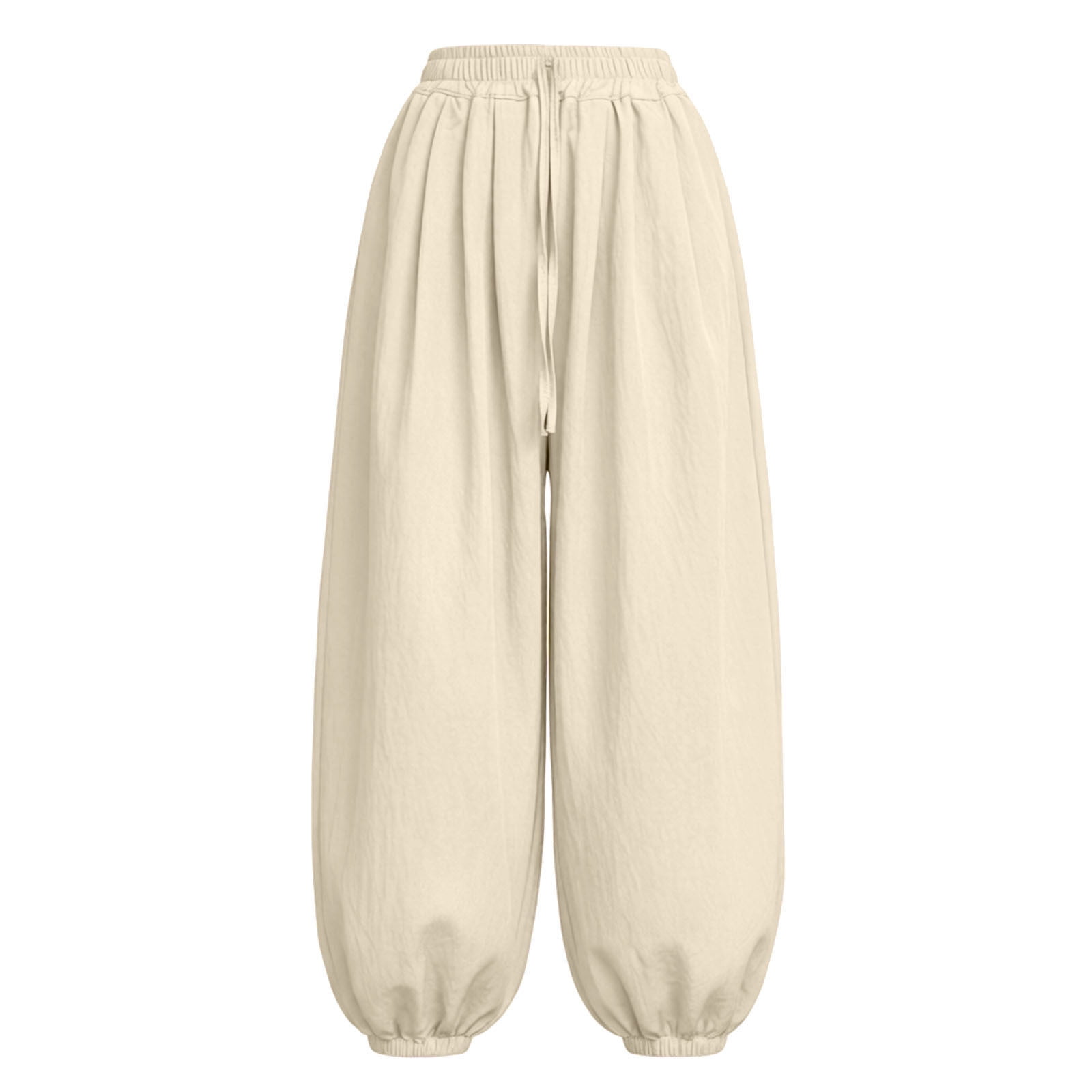 QINGFSAP Girls Harem Pants Elastic Waist Drawstring Casual Summer