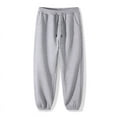 thumbnail image 1 of QINGFSAP Kids Boys Solid Color Jogger Pants Elastic Waist Casual Sweatpants With Convenient Pockets, 1 of 5