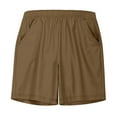 thumbnail image 1 of Fengactive Kids Quick Dry Sports Shorts Elastic Waist Solid Color Casual Shorts for Boys and Girls 4T-17T, 1 of 9