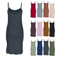 thumbnail image 1 of Fengactive Long Slip Dress for Women Adjustable Spaghetti Straps Full Slip Under Dresses Nightgown, 1 of 5