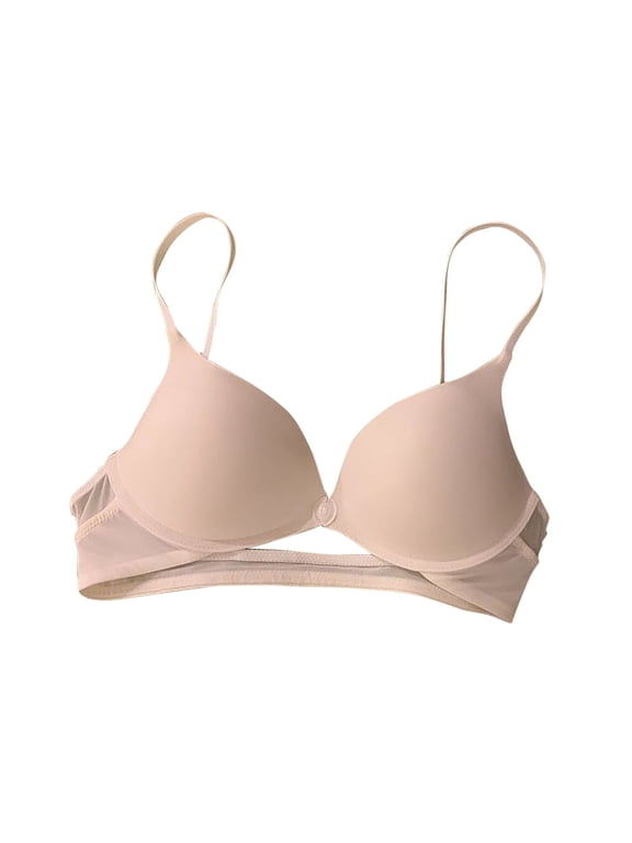 Low Back Bras for Women Push Up Deep V Neck Backless Bra Wire Lifting Low Cut Convertible Soft Bralette