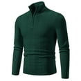 thumbnail image 1 of Fengactive Men's Quarter Zip Sweater Slim Fit Casual Knitted Turtleneck Pullover Mock Neck Sweater, 1 of 4