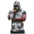 thumbnail image 1 of Fengactive Men's Sun Protection Hoodie Face Mask Breathable Long Sleeve Outdoor Hiking Shirt, 1 of 4