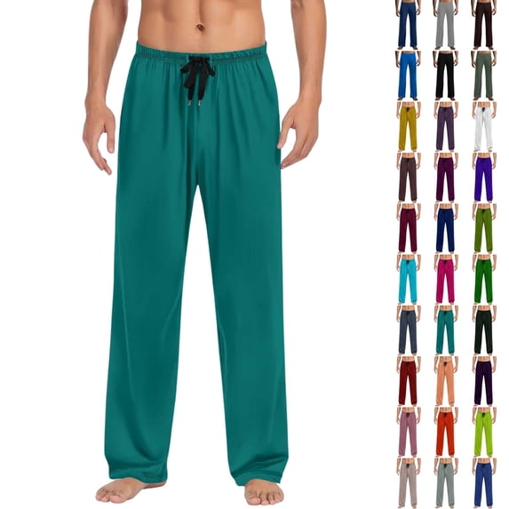 Fengactive Men's Ultra Soft Pajama Pants Stretch Sleep Pant with Pockets Lightweight Cozy Lounge Bottoms