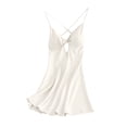 thumbnail image 1 of Fengactive Nightgown for Women Sexy Sleep Dress with Built in Bra Sleeveless Sleepwear Spaghetti Strap Nightdress, 1 of 5