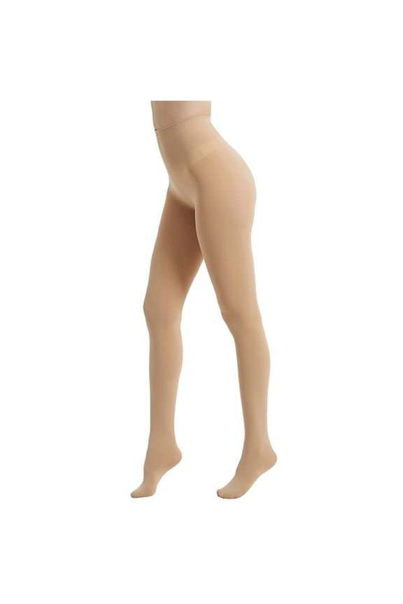 Opaque Tights for Women Solid Color Soft High Waist Tights Control Top Pantyhose