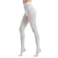thumbnail image 1 of Fengactive Opaque Tights for Women Solid Color Soft High Waist Tights Control Top Pantyhose, 1 of 4