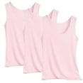 thumbnail image 1 of Fengactive Pajamas Tops for Women Basic Scoop Neck Camisole Solid Bottom Tops Undershirt, 1 of 5