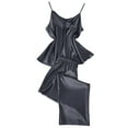 thumbnail image 1 of Fengactive Plus Size Pajamas Sets for Women Sexy Tops Silk Sleepwear 2 Piece Pajamas Sets Nightwear, 1 of 5