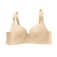 thumbnail image 1 of Fengactive Push Up Bra for Women Seamless T Shirt Wire Free Plunge Padded Lift Up Bras Solid Comfort Full Coverage Bralette, 1 of 4