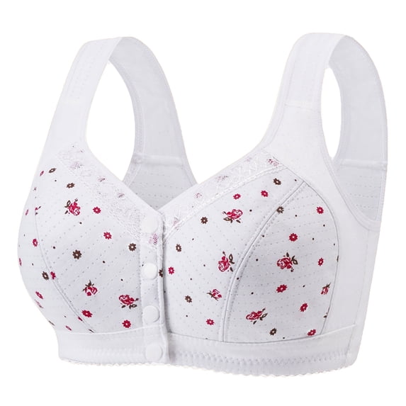 Fengactive Push up Bras for Women Front Closure Wireless Bralettes Everyday Soft Bra