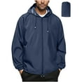 thumbnail image 1 of Fengactive Rain Jacket for Men Packable Waterproof Raincoat with Hood Lightweight Windbreaker for Hiking Cycling Golf, 1 of 9