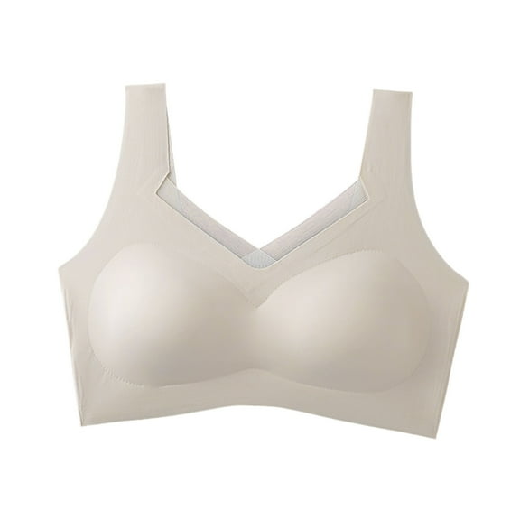 Fengactive Seamless Bras for Women Wirefree V Mesh Comfortable Bralette Push Up Everyday Bras Wireless Sports Bra