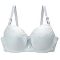 thumbnail image 1 of Fengactive Seamless Lace Bra for Womens Full Coverage Push Up Comfort Breathable Daily Underwear, 1 of 4