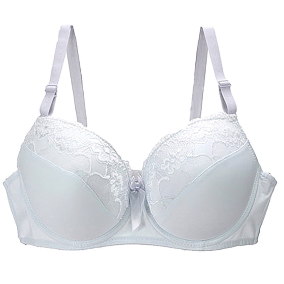 Fengactive Seamless Lace Bra for Womens Full Coverage Push Up Comfort Breathable Daily Underwear