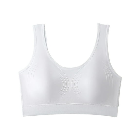 Fengactive Seamless Sports Bras for Women Wirefree Yoga Bras Comft Everyday Bralettes Stretchy Wide Straps Bra