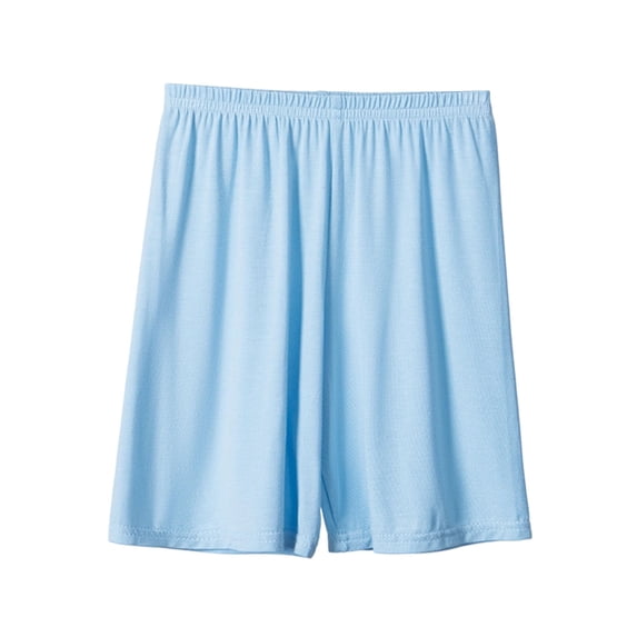 Fengactive Soft Sleep Shorts For Boys Girls Solid Elastic Waist Daily Casual Sports Base Short Pants 1-17T