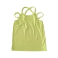 thumbnail image 1 of Fengactive Toddler Girls Solid Ribbed Crisscross Hollow Out Strap Tank Top Breathable Casual Sleeveless Inner Shirts, 1 of 8