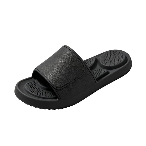 Fengactive Unisex Comfortable Arch Support Slippers Perforated Footbed Lightweight EVA House Slide Slippers