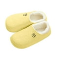 thumbnail image 1 of Fengactive Waterproof Slippers for Women Retro Soft Plush Thickened House Shoes with Little Bear Print Slip-on Cozy Indoor Outdoor Slippers, 1 of 6