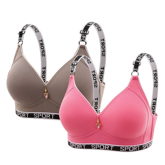 Fengactive Wireless Bras for Women Full Coverage Supportive T-Shirt Bras Pushup Bra Breathable Comfort Bra
