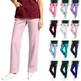 thumbnail image 1 of Fengactive Women's Cargo Scrub Pants with Elastic Waistband Side Pocket - Comfortable Medical Work Trousers, 1 of 7