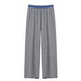 thumbnail image 1 of Fengactive Women's Comfy Casual Pajama Pants Plus Size Striped Loose Wide Leg Elastic Waist Soft Comfy Trousers, 1 of 9