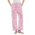 thumbnail image 1 of Fengactive Women's Fuzzy Plush Cute Christmas Tree Pajama Pants Elastic Waist Bottoms Lounge Pants with Pockets, 1 of 5