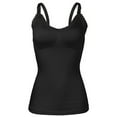 thumbnail image 1 of Fengactive Women's Maternity Nursing Tank Tops for Breastfeeding, Adjustable Spaghetti Straps Camisole Shapewear Built in Bra, 1 of 3