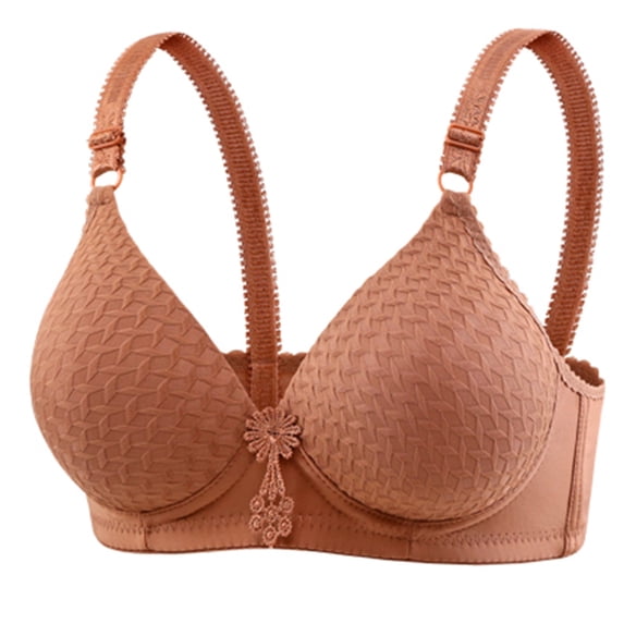 Fengactive Women's No Underwire Comfortable Seamless Bralette Full Coverage Adjustable Straps Everyday T Shirt Bras