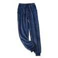 thumbnail image 1 of Fengactive Women's Plush Pajama Pants Fluffy Sweatpants Elastic Waist Lounge Pants with Pockets Fall Winter Warm Bottoms, 1 of 4