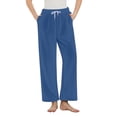 thumbnail image 1 of Fengactive Women's Plush Soft Pajama Pants Winter Warm Bottoms Sleepwear Lounge Pants with Pockets, 1 of 8